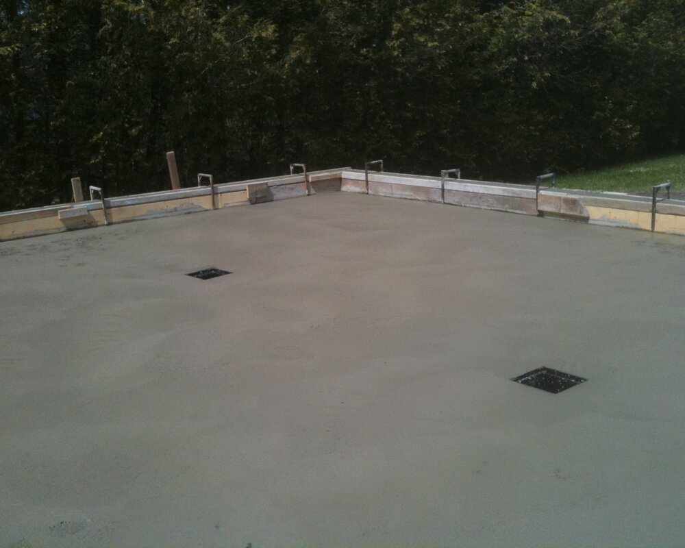 Projet béton estampé résidentiel - Finition Béton Design Mauricie